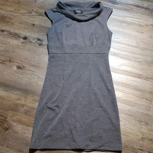 Charcoal Grey Knit Dress
